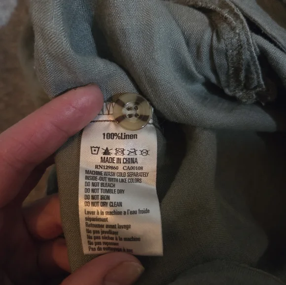 Rhythm Linen Lolita Jumpsuit Size 4 - Picture 6 of 6